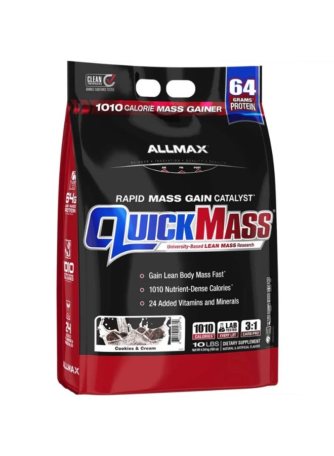 أولماكس نيوتريشن أولماكس كويك ماس 10 أرطال كوكيز آند كريم - Image 1