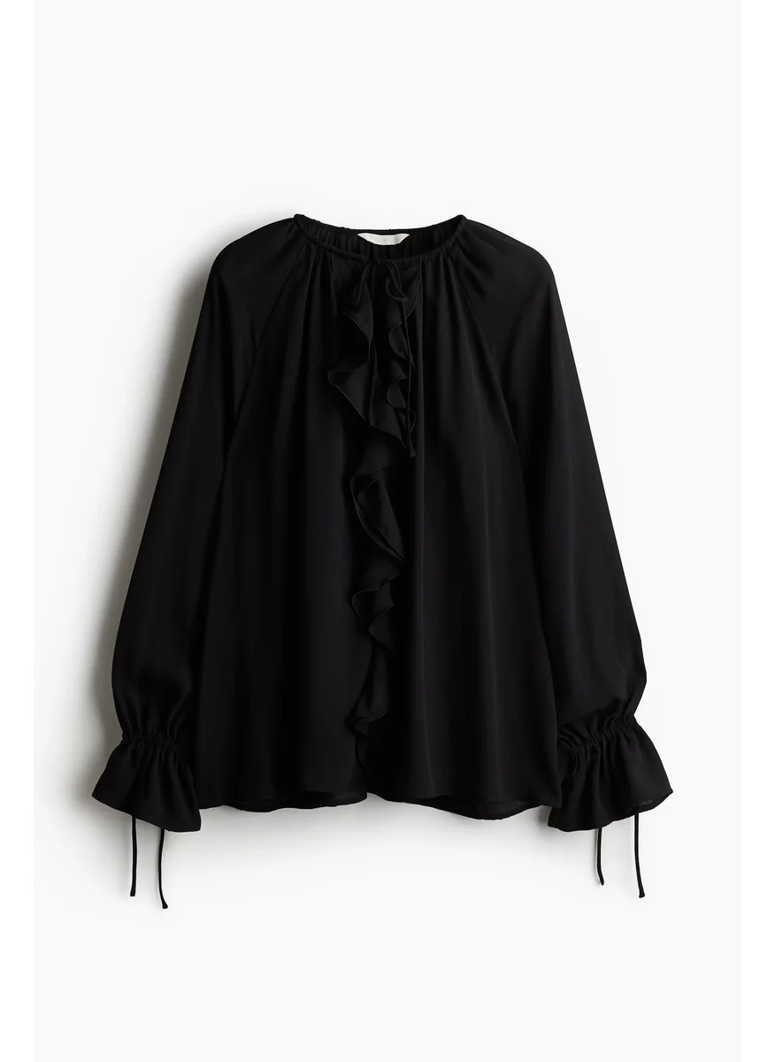 H&M Frilled Blouse