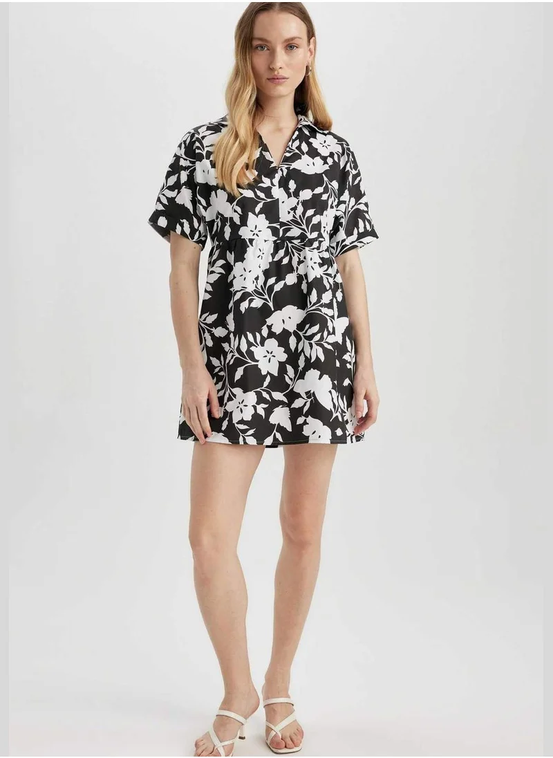 DeFacto Woman Short Sleeve Woven Dress