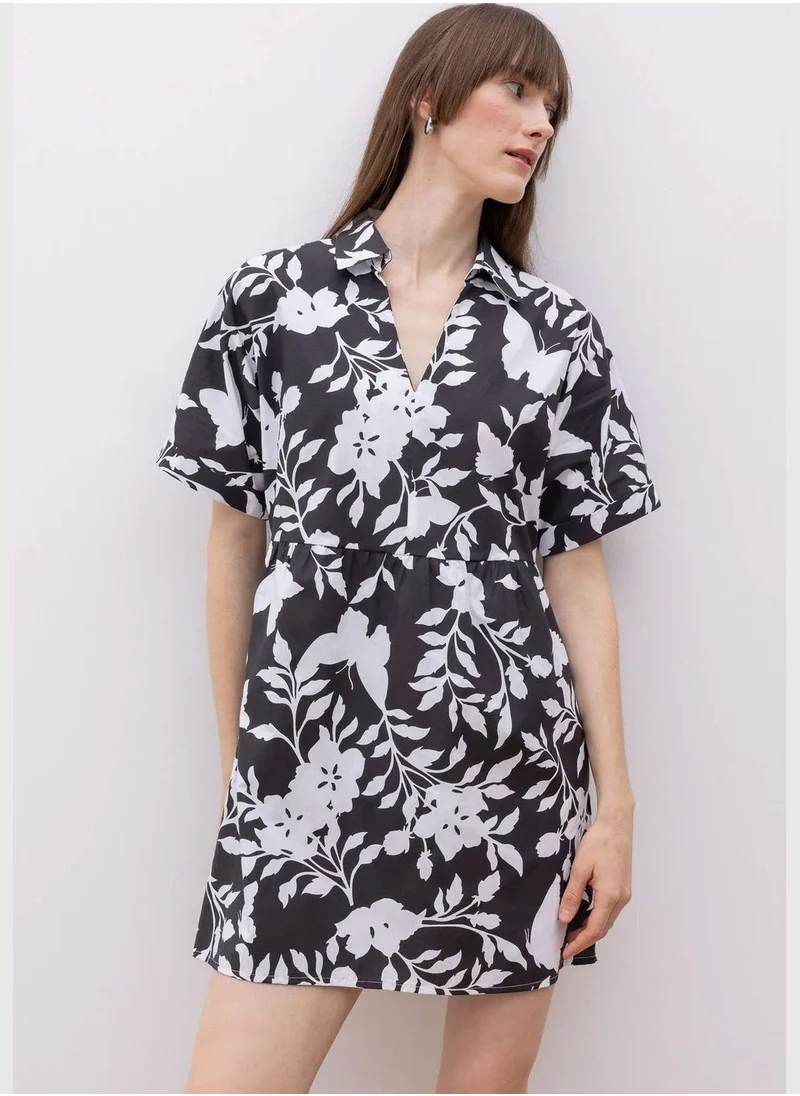 DeFacto Woman Short Sleeve Woven Dress
