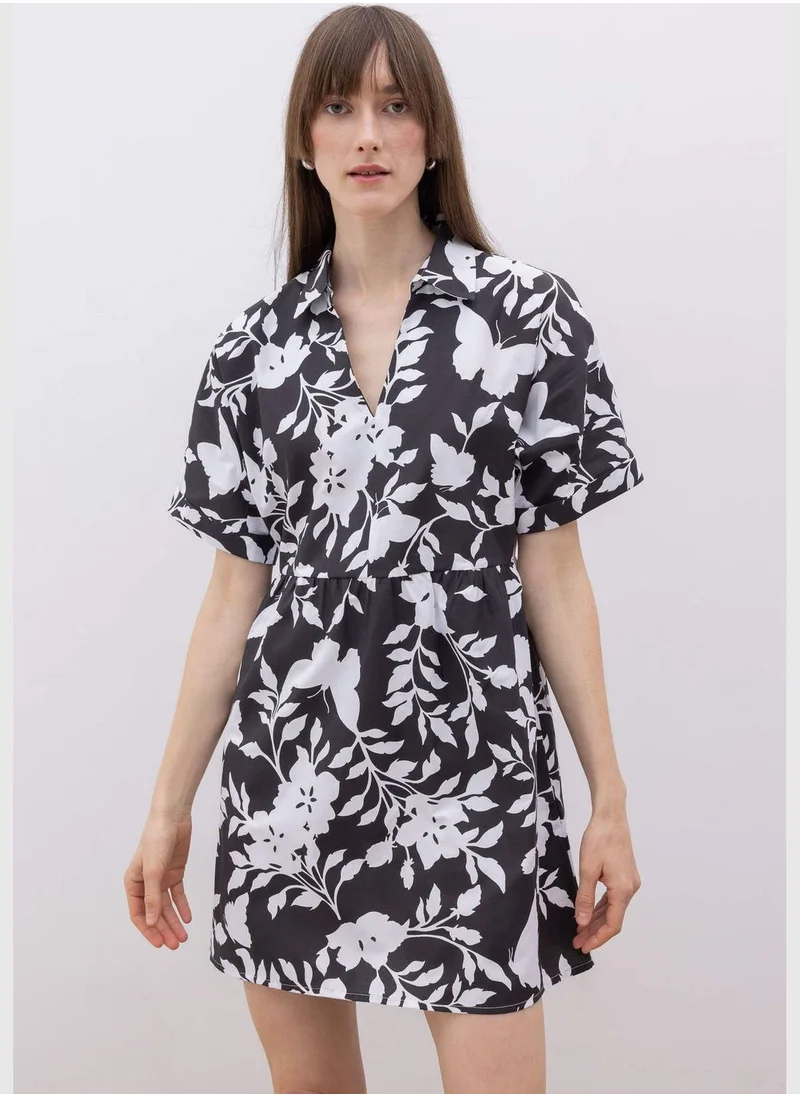 DeFacto Woman Short Sleeve Woven Dress