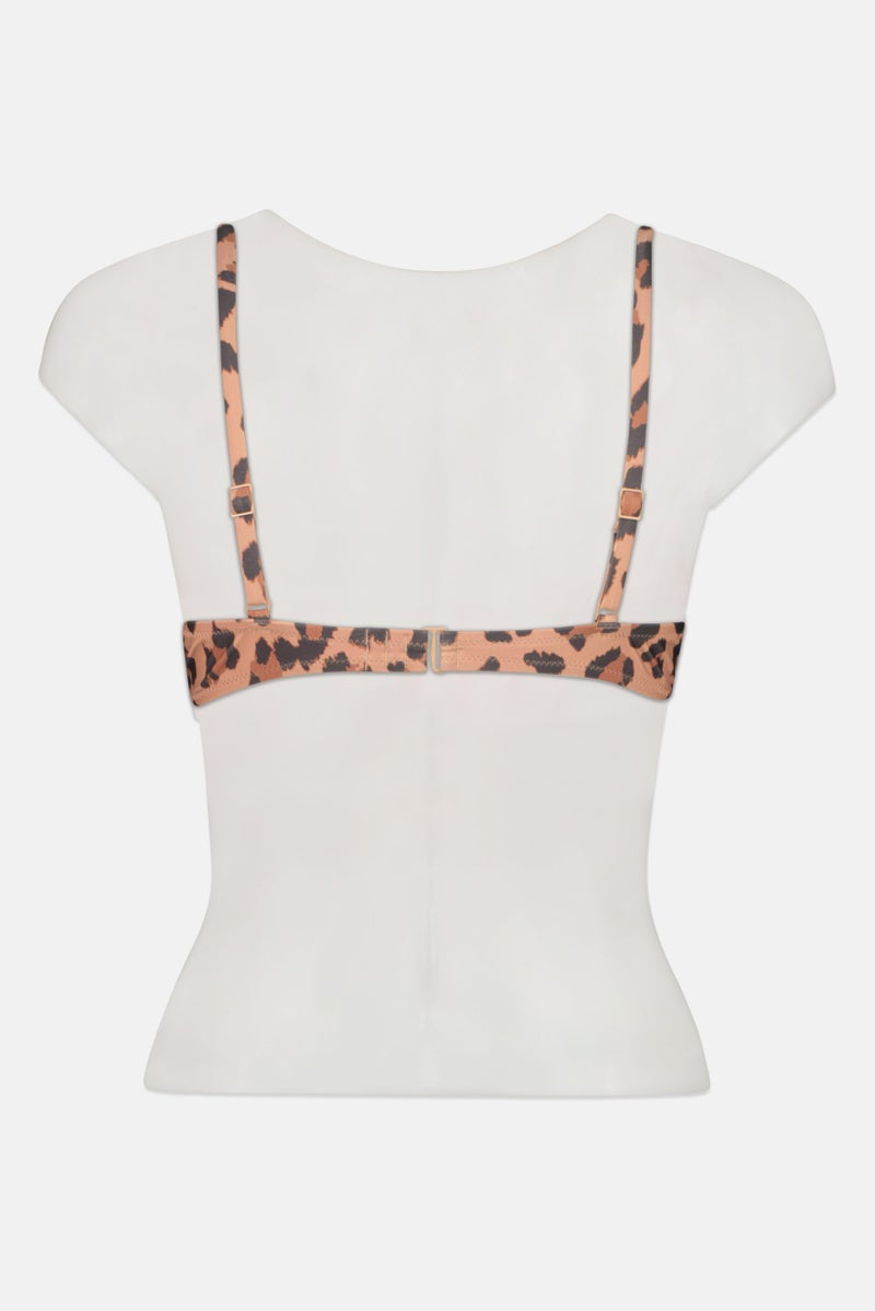 Aerie Women Animal Print Padded Bra, Multicolor  - Image 3