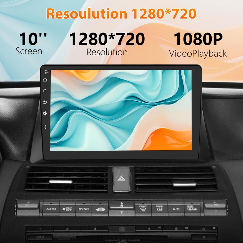 AWESAFE 4Core 64GB Car Radio Stereo Android 13 for Honda Accord 2008 2009 2010 2011 2012 2013 with CarPlay Android Auto - Image 4