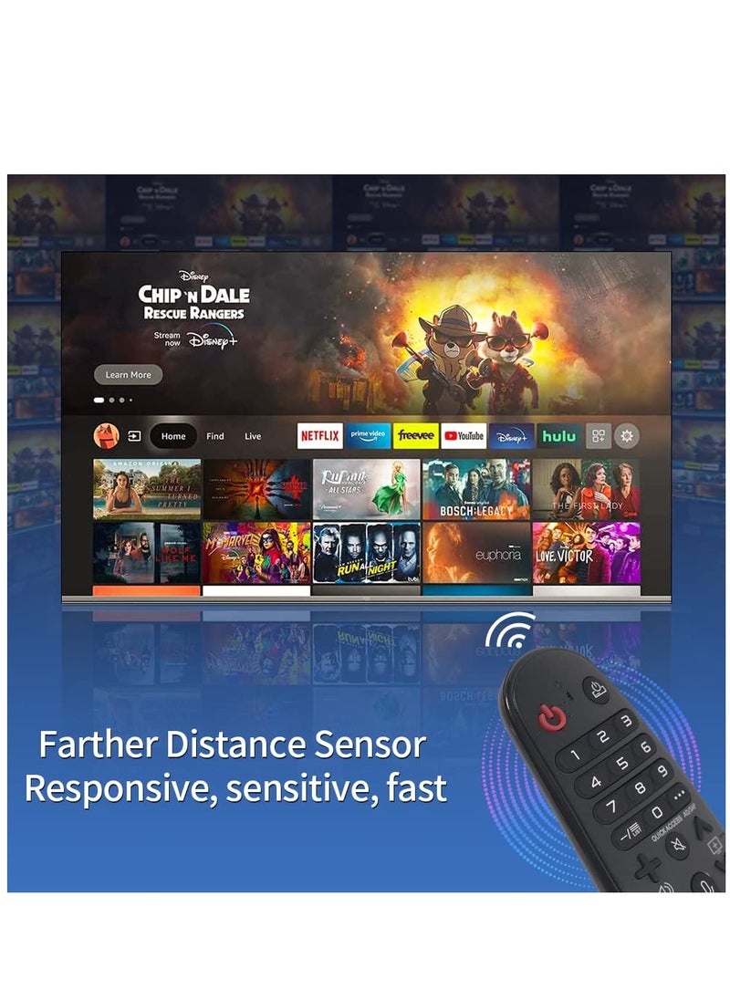Replacement for LG Smart TV Remote Magic Remote Control with Voice and Pointer Function Universal LG Remote for LG UHD OLED QNED NanoCell 4K 8K Models Netflix and Prime Video Hot Keys Google/Alexa