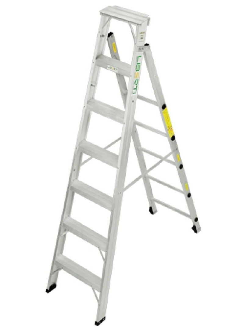 LIBERTI 7'Liberti Aluminium Flip- Up(Combination) steps ladder  - Image 1