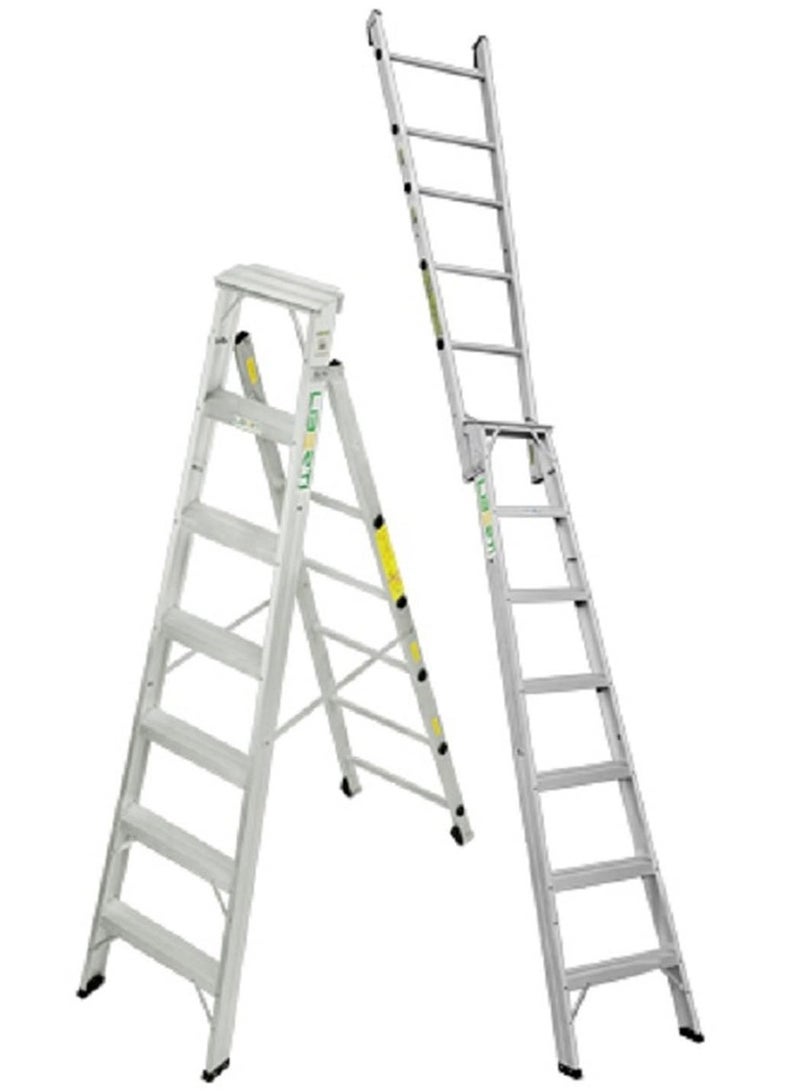 LIBERTI 7'Liberti Aluminium Flip- Up(Combination) steps ladder  - Image 2