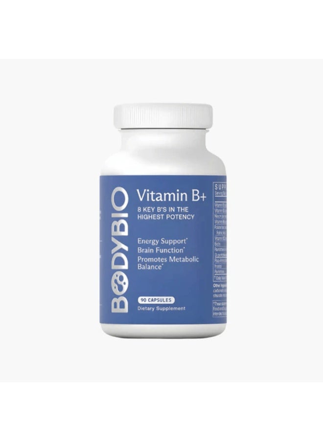 BodyBio VITAMIN B+ 90 CAPS - Image 1