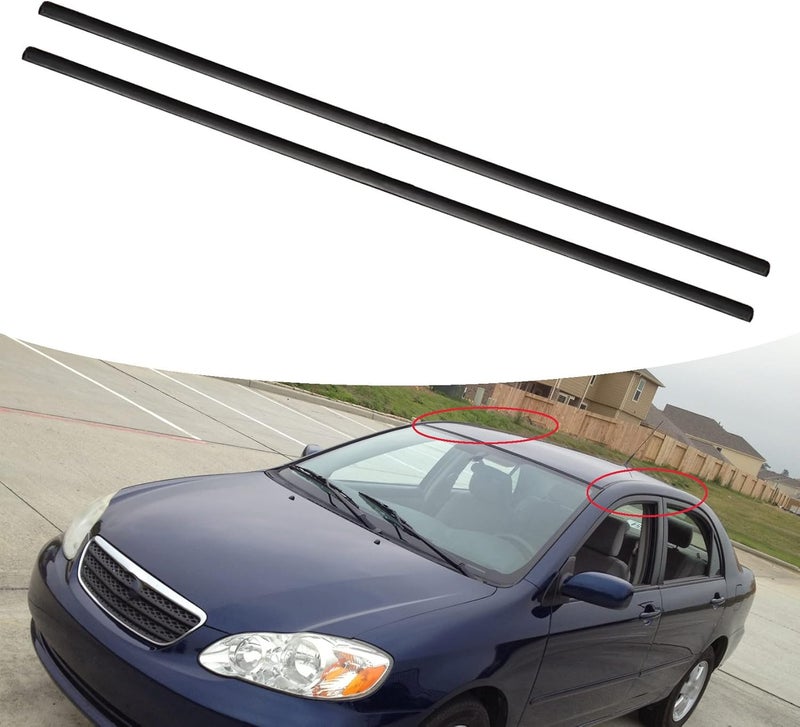 ANTUKO Black Roof Sealing Strip Kit for 2003-2008 Corolla - Image 2