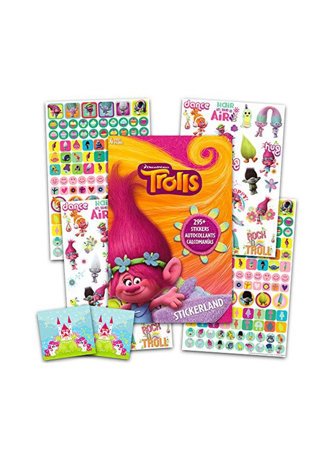 Trolls 295-Piece Poppy, Branch, Dj Suki And Friends Sticker - Image 2