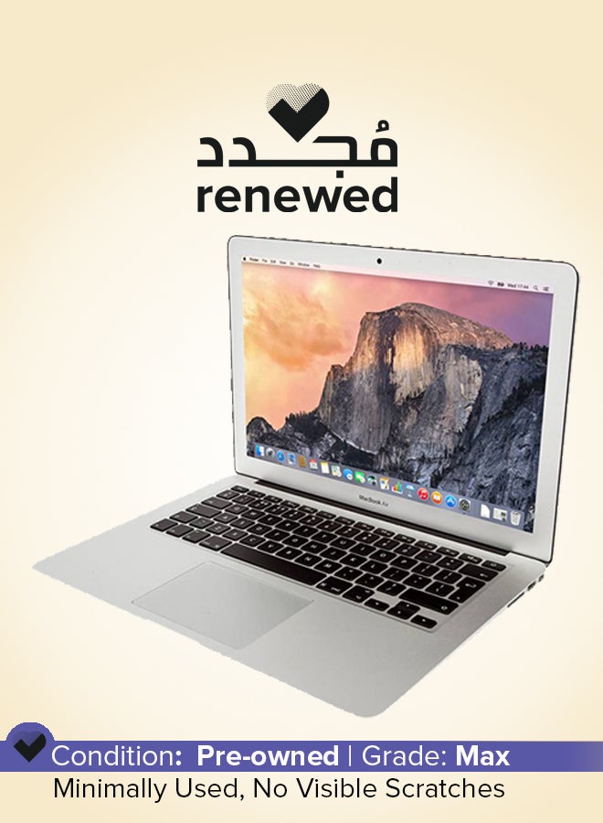 ابل  مجدد - لابتوب ماك بوك آير (2015) A1466 بشاشة مقاس 13.3 بوصة ومعالج إنتل كور i5/ الجيل الثاني/ ذاكرة رام سعة 8 جيجابايت/ محرك أقراص SSD سعة 512 جيجابايت/ بطاقة رسومات إنتل 6000 عالية الوضوح سعة 1536 ميجابايت اللغة الإنجليزية فضي - Image 1
