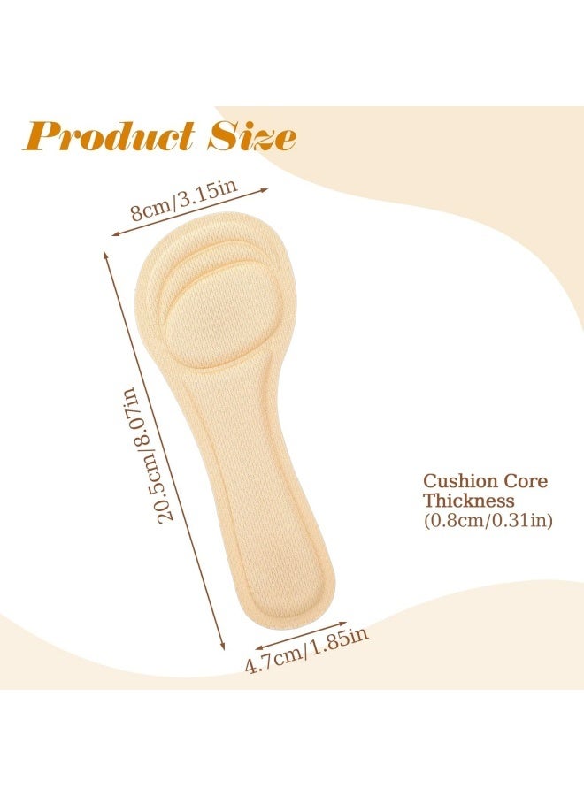 زوجان من نعلات الكعب العالي للنساء، نعلات كعب عالي بطول 3/4 بوصة، نعل داخلي ممتص للصدمات للنساء، نعل داخلي ذاتي اللصق للأحذية النسائية ذات الكعب العالي من 5 إلى 9، والأحذية المفتوحة من الأمام، والأحذية المسطحة، والصنادل - Image 3