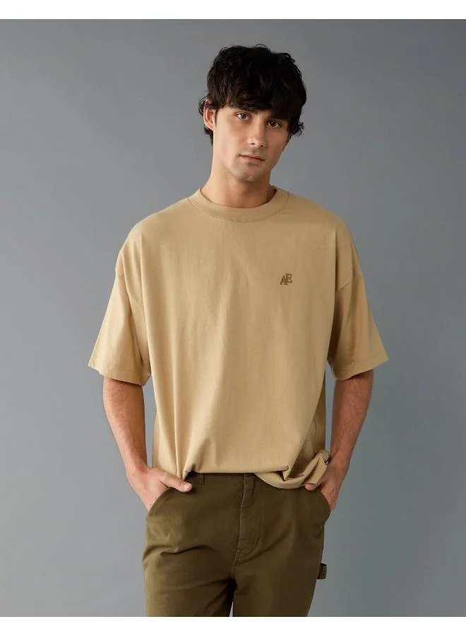 American Eagle Oversized Elevated Logo Graphic T-Shirt