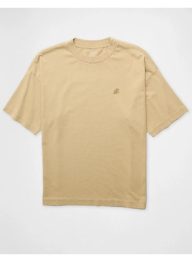 American Eagle Oversized Elevated Logo Graphic T-Shirt