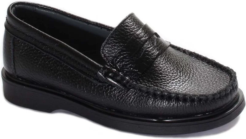 Fast Step Unisex Genuine Leather Slip-On Comfortable Casual Daily Kids School Shoes 837xca999