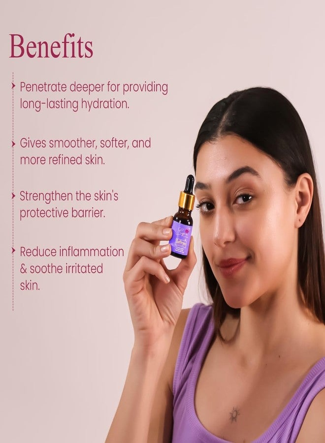 Saffr'n Brightening & Hydrating Face Oil with real and natural Saffron Strands, Squalene, Jojoba, Green Tea | 15ml - Image 4