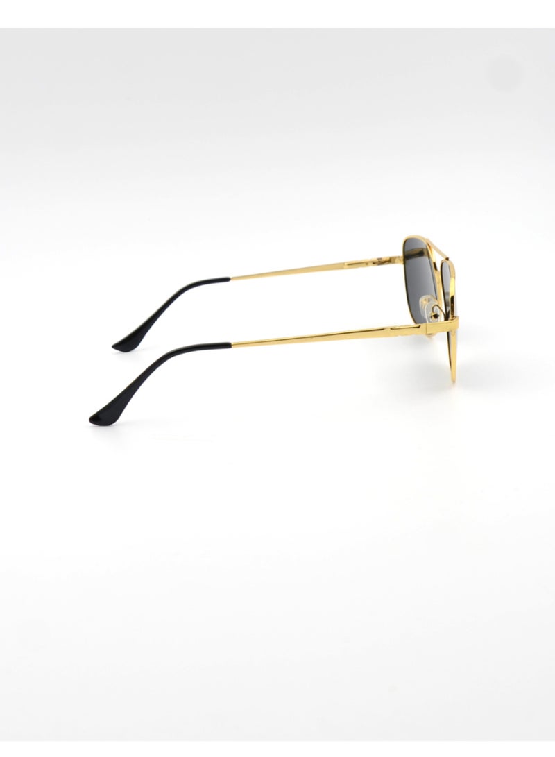 MADEYES Men's UV Protection Sunglasses EK24M001-3 - Gold/Black - Image 4