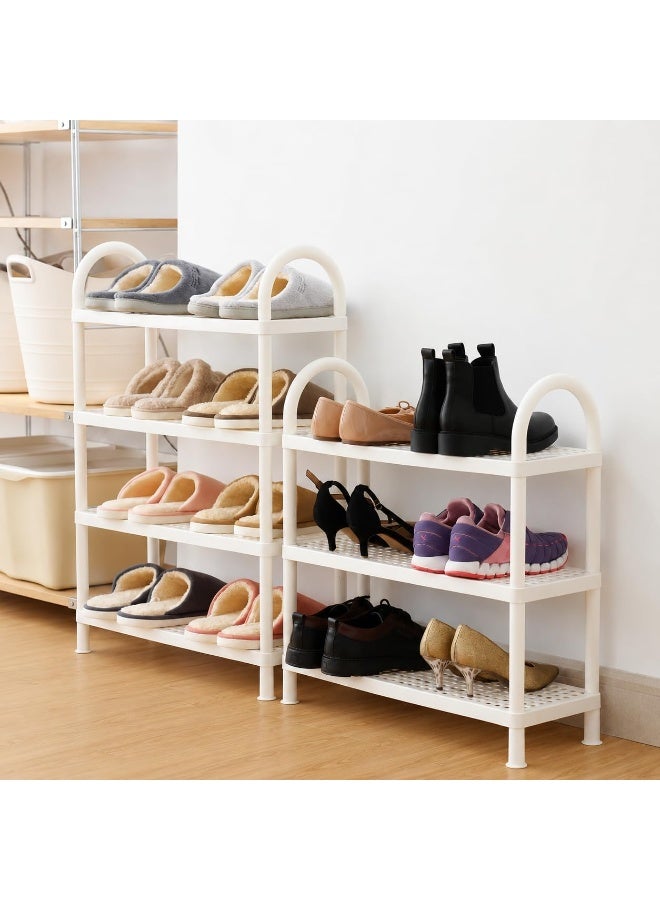 Master Gold Multipurpose Storage Organizer | Practical Home Organizer Rack for Shoes, Books, Decor, Plants, Bathroom and Kitchen Items | Modern Design, Durable and Easy to Clean (White, 4) - Image 3