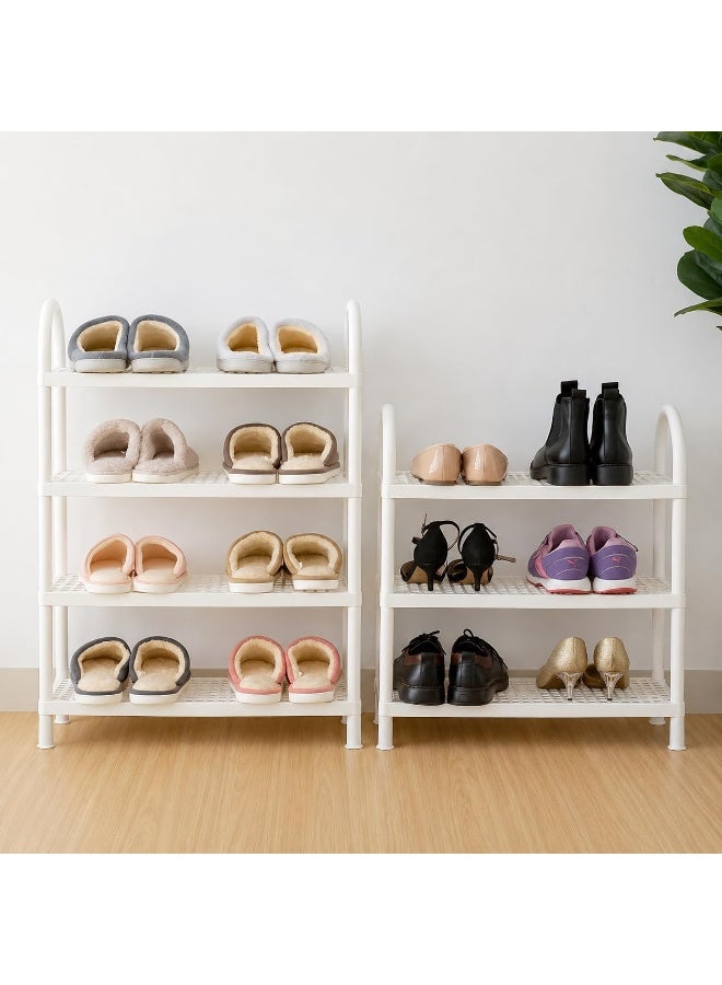 Master Gold Multipurpose Storage Organizer | Practical Home Organizer Rack for Shoes, Books, Decor, Plants, Bathroom and Kitchen Items | Modern Design, Durable and Easy to Clean (White, 4) - Image 5