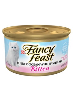 Fancy Feast Fancy Feast Gourmet Kitten Tender Ocean Whitefish Feast Canned Cat Food 24-3oz Cans  - Image 1