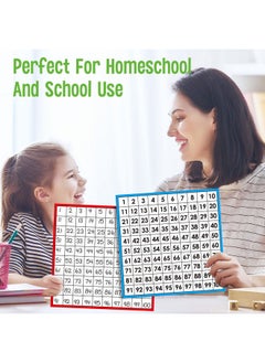 Math Hundred Boards, Laminated Double Sided Number 1-100 Chart Easy To Write Consecutive Number Counting Chart For Kids Classroom, Homeschool, School Supplies (10 Sheets) - pzsku/ZA833D2352B0B070632D6Z/45/_/1735214671/26f19820-843b-4074-86ee-db3021072315