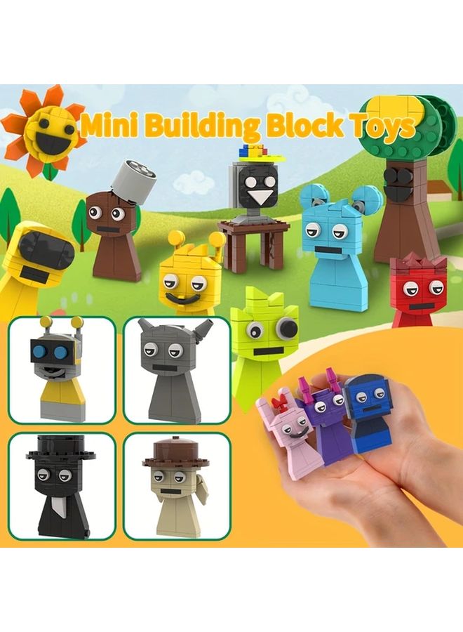 Upgraded White Base For 20Pcs Horror Game Character Building Blocks Set Model XX11 XX12 Diban - Image 1