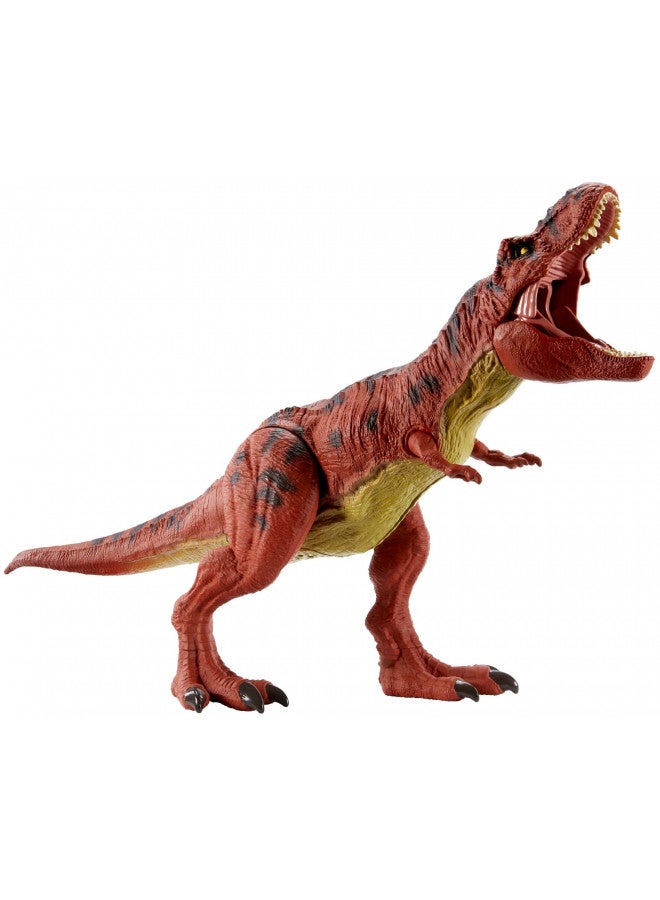 JURASSIC WORLD Jurassic World Park Electronic Real Feel Tyrannosaurus Rex Red Exclusive 93 Classic - Image 1