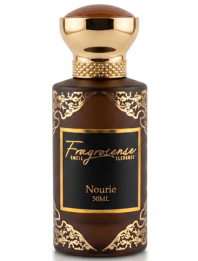 عطر نوري 50 مل للنساء - عطر شرقي زهري مع ملاحظات من التوبيروز وزهرة البرتقال والياسمين والفانيليا والباتشولي - رائحة فاخرة أنيقة للاستخدام اليومي