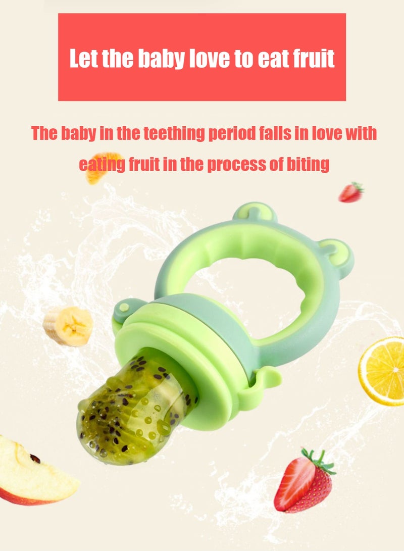 NIBEMINENT 10 Pack Silicone Teething Toys for Infant Toddlers, Remote Control Shape Teethers, Soothe Babies Teething Relief Sore Gums, Banana Finger Toothbrush, Fruit Shape Giraffe Teether Set for Babies - Image 4