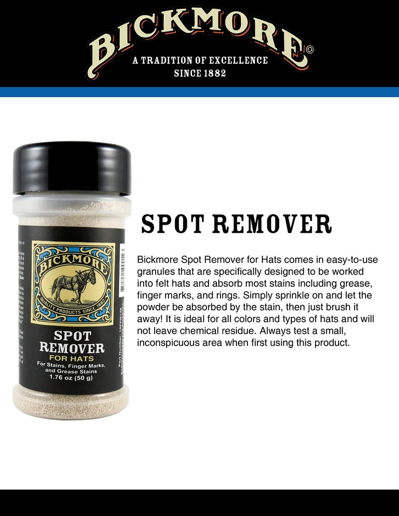 Bickmore Spot Remover for Hats- Cleans and Removes Stains, Grease, Finger Marks and Rings from Felt Cowboy Hats - Image 2