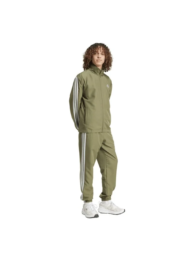 اديداس adidas M 3S WV TT TS Green Training SUITS for Men - XS