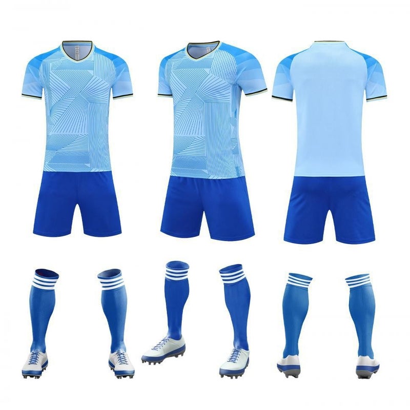 Extremely Fast Adult And Children'S Trendy Street Style Football Uniforms, Game Version Jerseys, Men'S And Women'S Sports Training Uniforms - Image 3