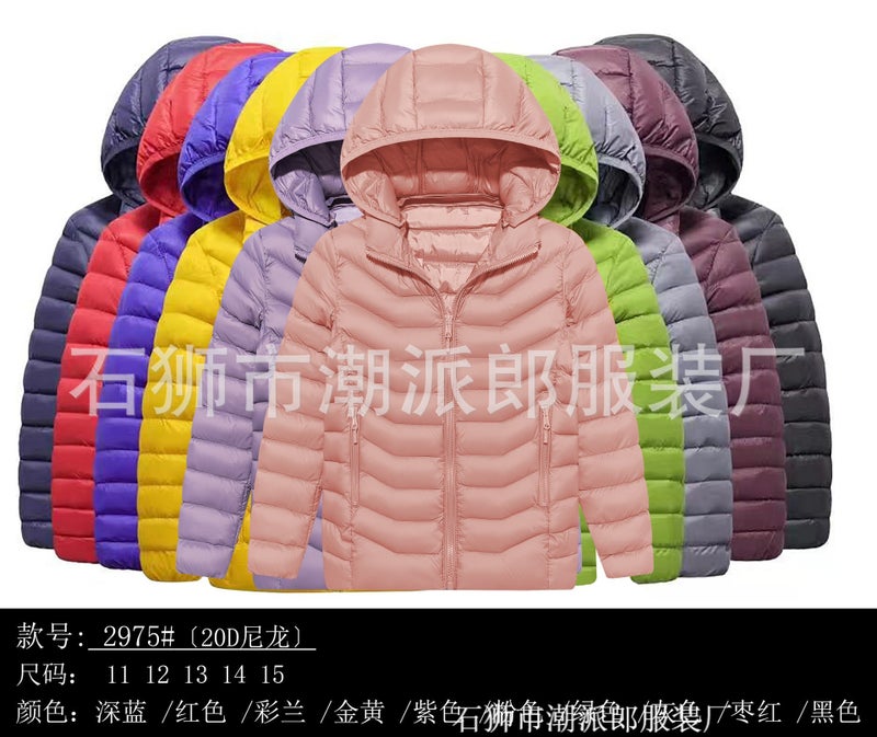 2023 Children'S Down Cotton-Padded Jacket Small And Medium-Sized Boys' Coat Girls Cotton-Padded Coat Baby Warm Cotton-Padded Jacket - Image 2