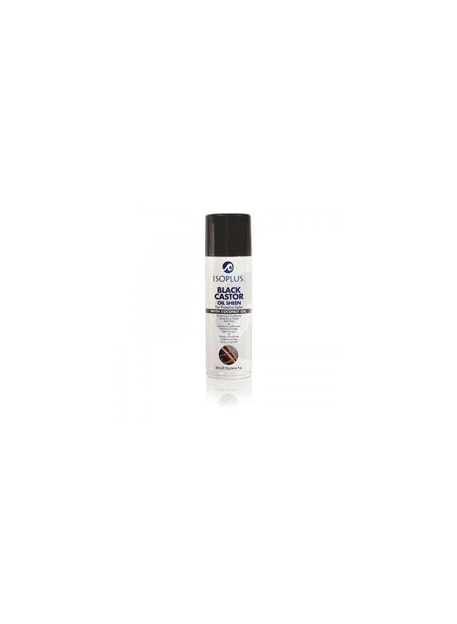 Isoplus Black Castor Oil Sheen w/Coconut Oil 9 oz - Image 1