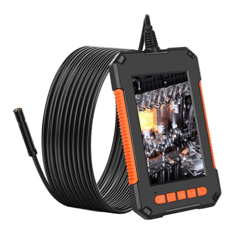 1pc Digital Borescope Flexible Wire for Vehicle and Pipeline Inspection Rating Led Lights for Enhanced Visibility - Image 1