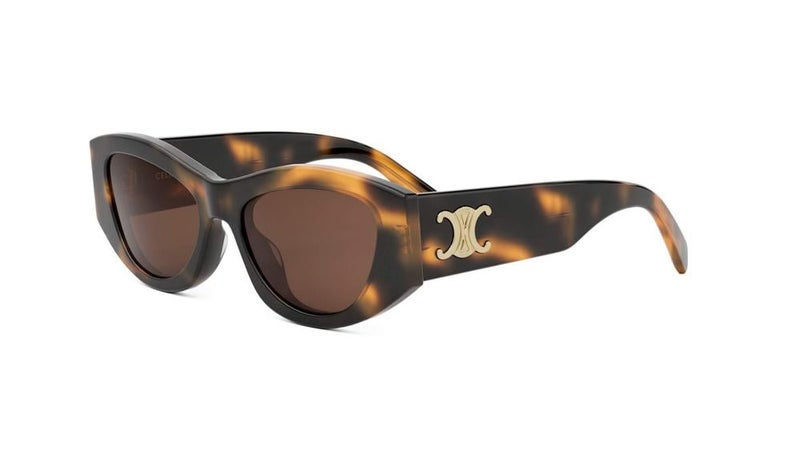Celine CL40308U-55 Sunglasses, Gradient Brown