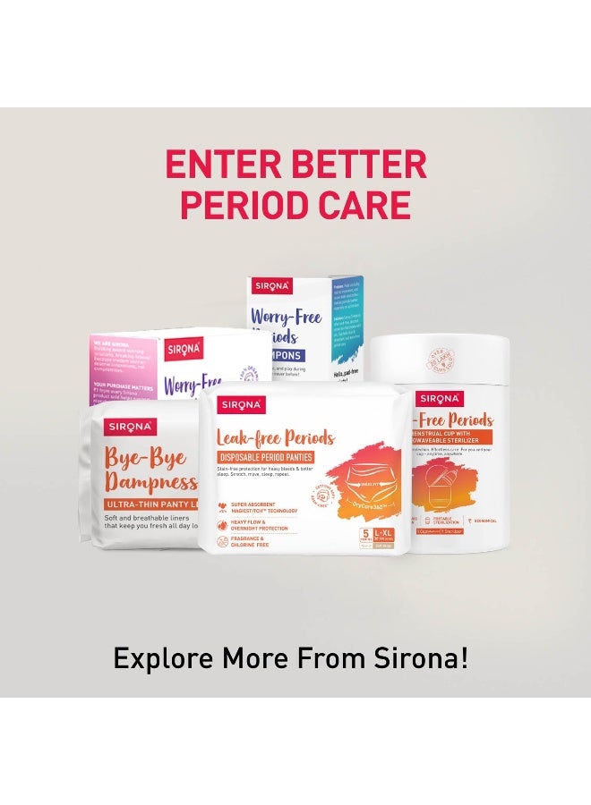 Sirona فوط صحية مستقيمة XL 30 قطعة - Image 3