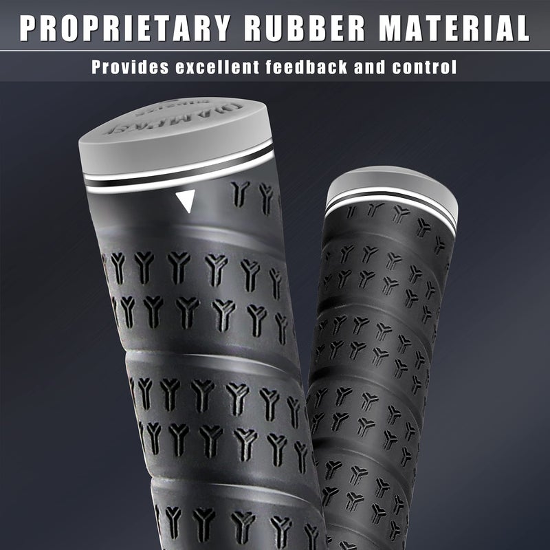 CHAMPKEY WRAP-Y Rubber Golf Grips 13 Pack Come with All Repair Kits - High Feedback and Traction Golf Club Grips(Oversize, Black) - Image 3