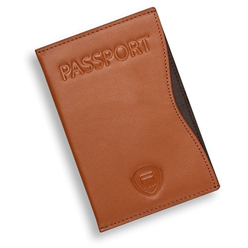 Alban RFID Passport Holder Women Men RFID Blocking Travel Passport Wallet Case Genuine Leather Passport Cover porta pasaporte - Image 1