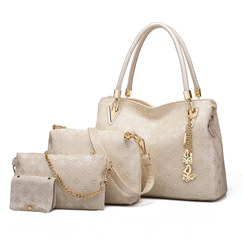 Women's PU Leather Shoulder Bag with Detachable Pouch (55#) - Image 3
