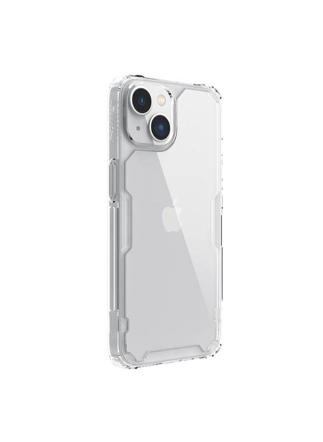 Nillkin - Crystal Clear Designed for iPhone 14 Plus Case Slim Thin Shockproof Protective Phone Case Non Yellowing Clear - Image 1