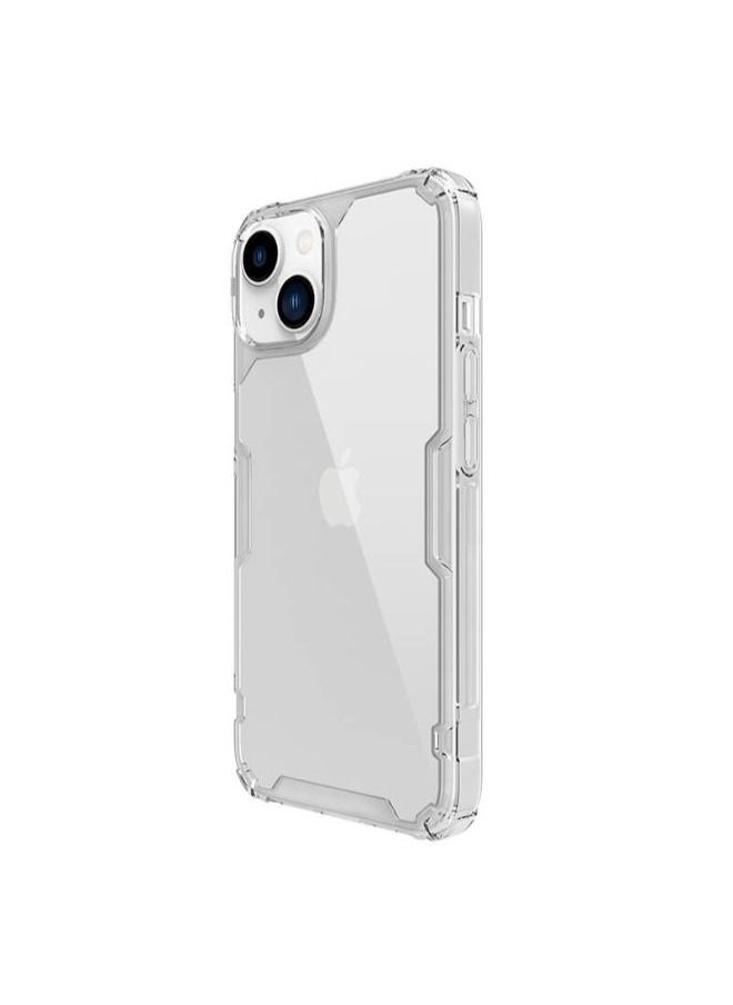 Nillkin - Crystal Clear Designed for iPhone 14 Plus Case Slim Thin Shockproof Protective Phone Case Non Yellowing Clear - Image 1