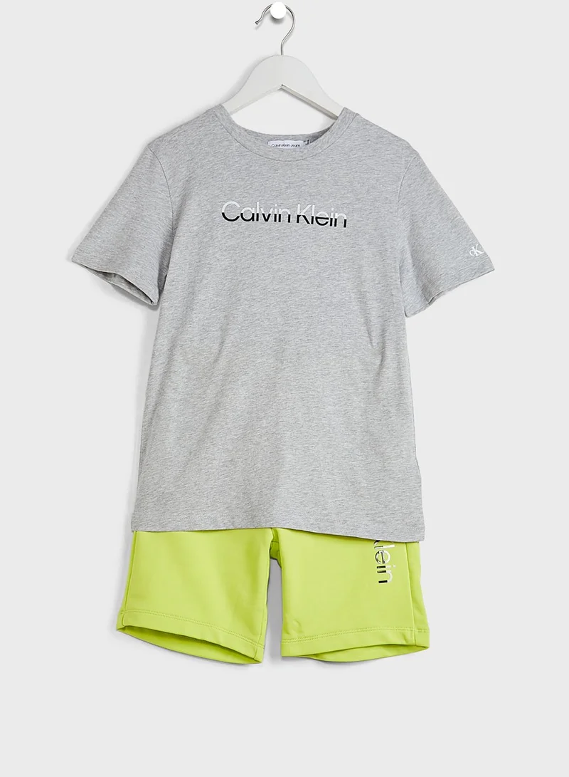 Calvin Klein Jeans Kids Logo Shorts Set