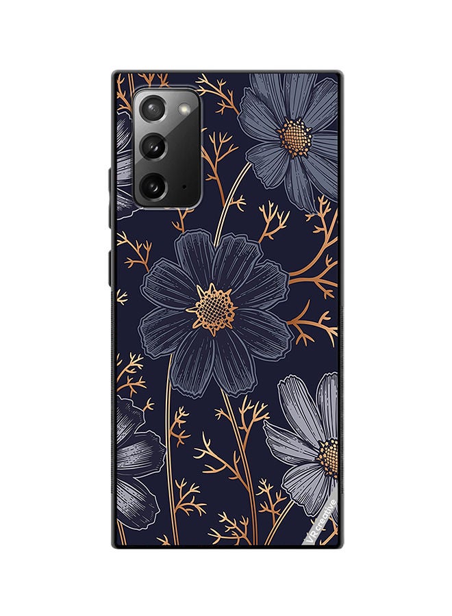 VR CREATIVE Protective Case Cover For Samsung Galaxy Note20 5G Flower Design Multicolour - Image 1