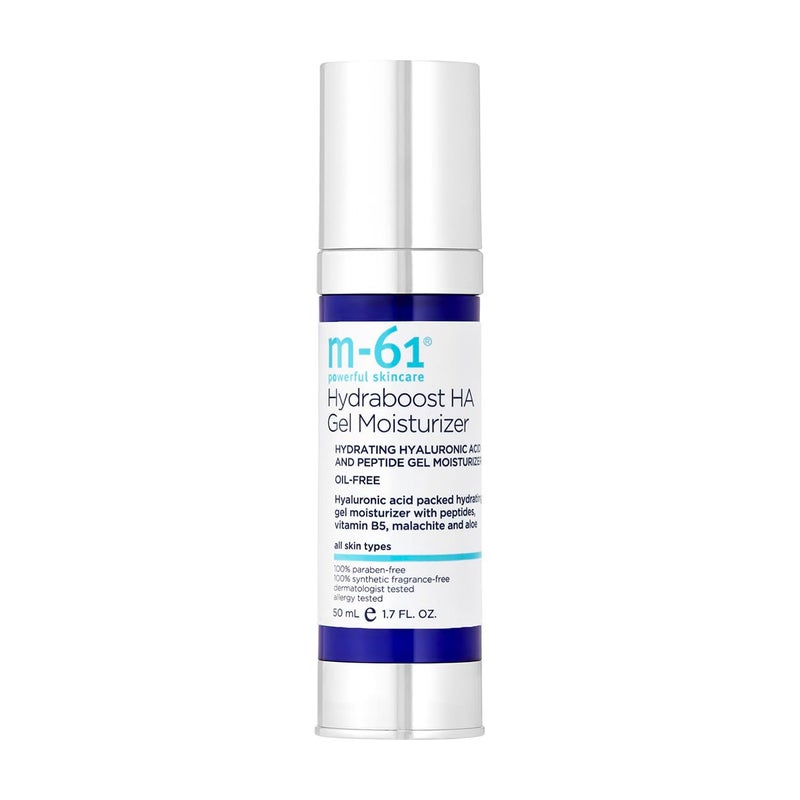 m-61 Hydraboost HA Gel Moisturizer | Oil-Free, Lightweight Gel Moisturizer With Hyaluronic Acid, Vitamin B5, Aloe. Cooling, Light Hydration. For All Skin Types - 1.7 Fl Oz - Image 1