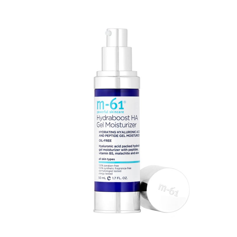 m-61 Hydraboost HA Gel Moisturizer | Oil-Free, Lightweight Gel Moisturizer With Hyaluronic Acid, Vitamin B5, Aloe. Cooling, Light Hydration. For All Skin Types - 1.7 Fl Oz - Image 3