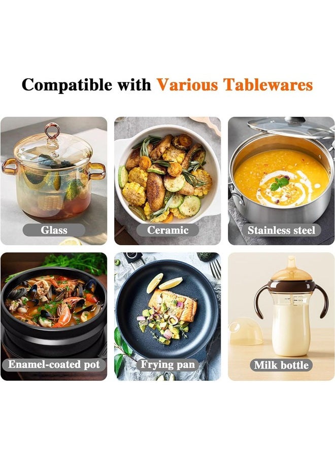 L&E Electric Warming Tray, Silicone Heating Mat for Food,Foldable Warming Plate,Full Surface Heating Food Warmer,3 Temperature & Timer Settings,for Gatherings,Home Buffets-White  - Image 4