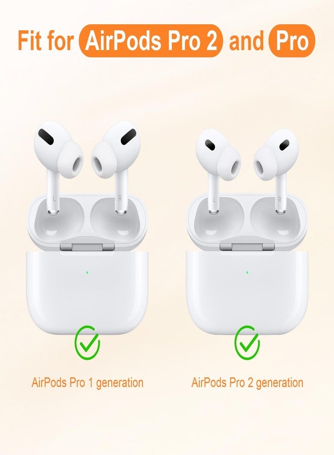 Link Dream 4 Pairs Link Dream Airpod Pro Ear Tip Replacement and Cleaner Pen Kit Set for AirPods Pro/AirPods Pro 2 Silicon Ear Buds Tips - Image 2