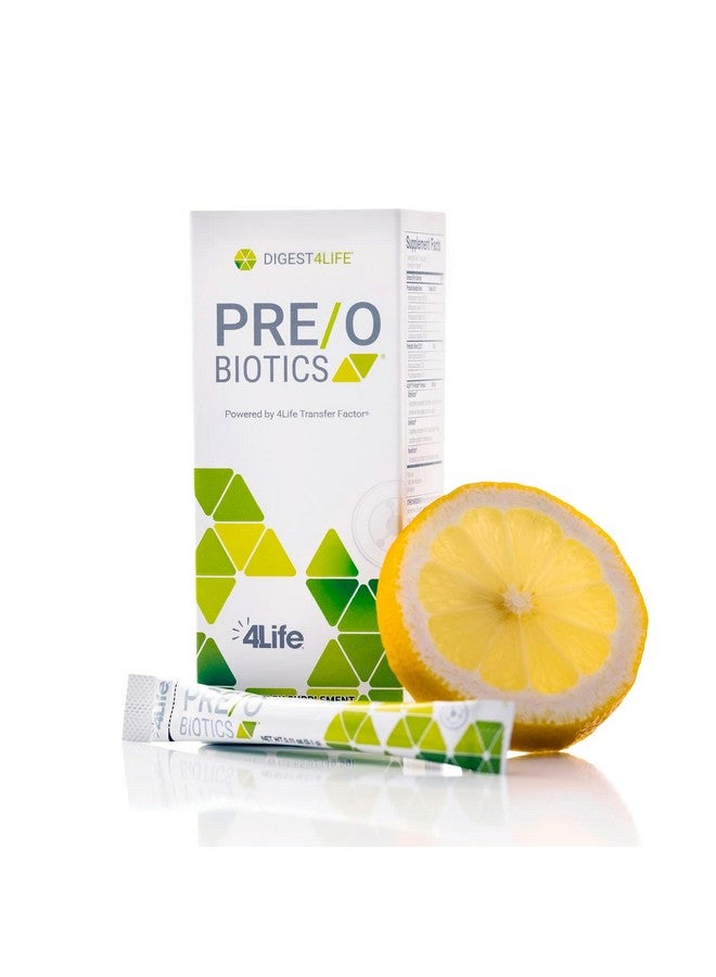 4life 4Life Pre/o Biotics - Prebiotic and Probiotic Blend for Microbiome, Gut, and Immune System Support - Digestive Health Supplement - 15 Packets - Image 1