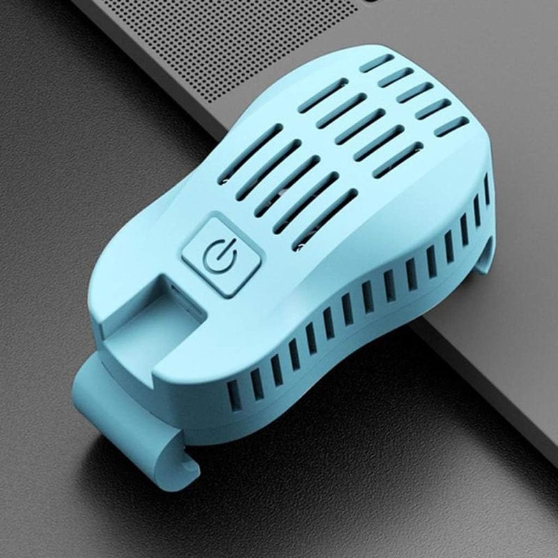 Mobile Phone Radiator Gaming Universal Phone Portable Fan Cooler Holder for Mobile Phone Radiator Phone Handle Cooling Fan(Blue) - Image 1