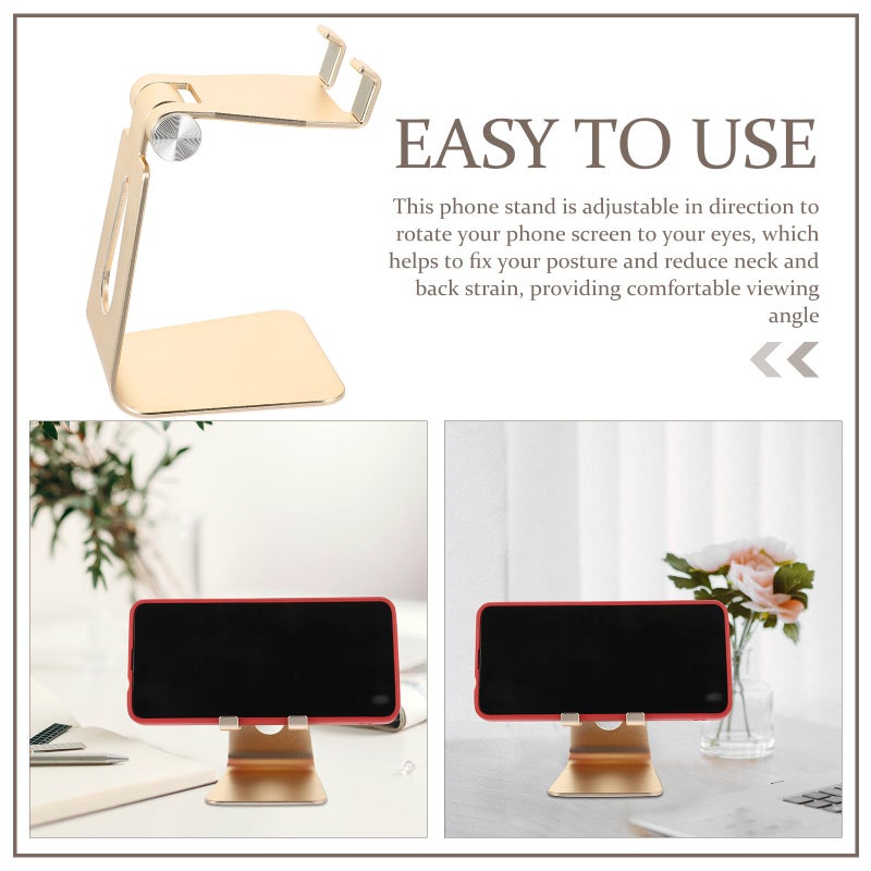 360 Rotatable Metal Phone Stand Tablet Holder For Home Office Desktop - Image 5